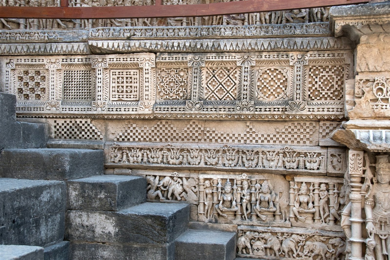 Stepped tiers