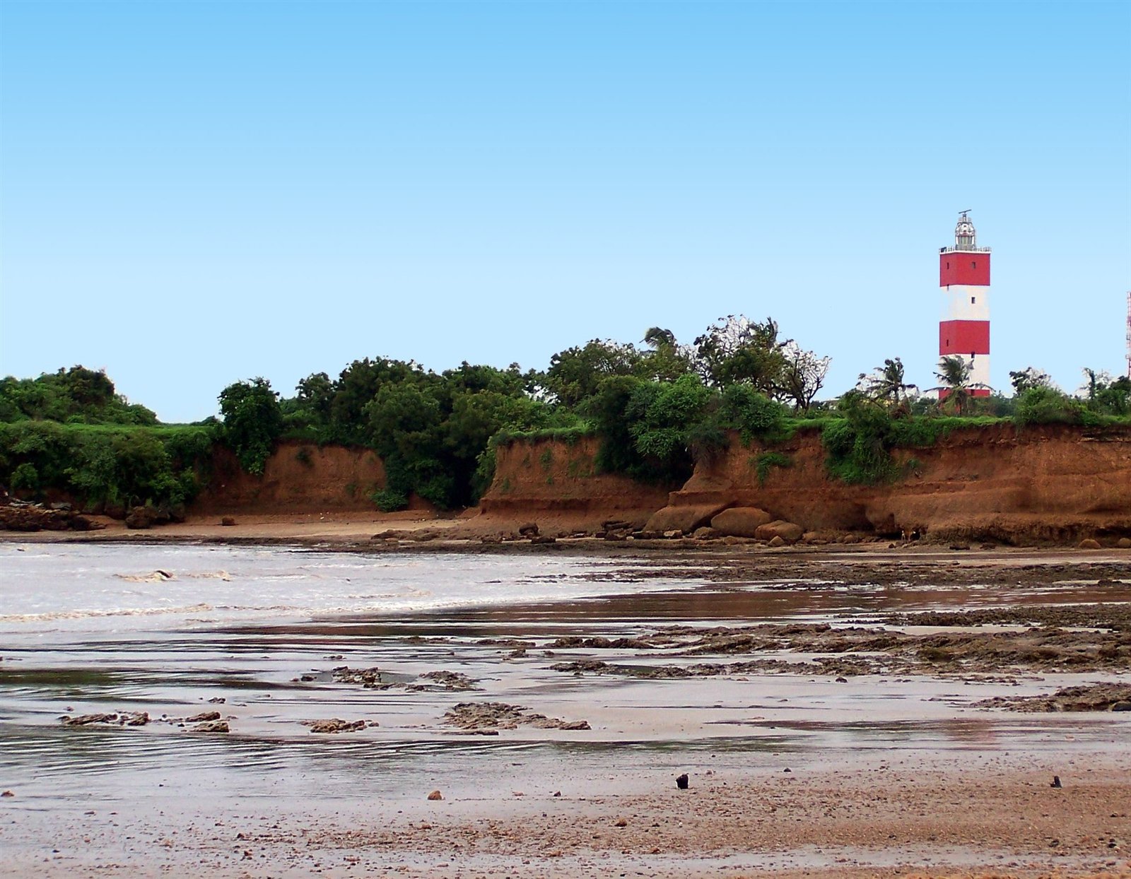 Lighthouse and cliffs