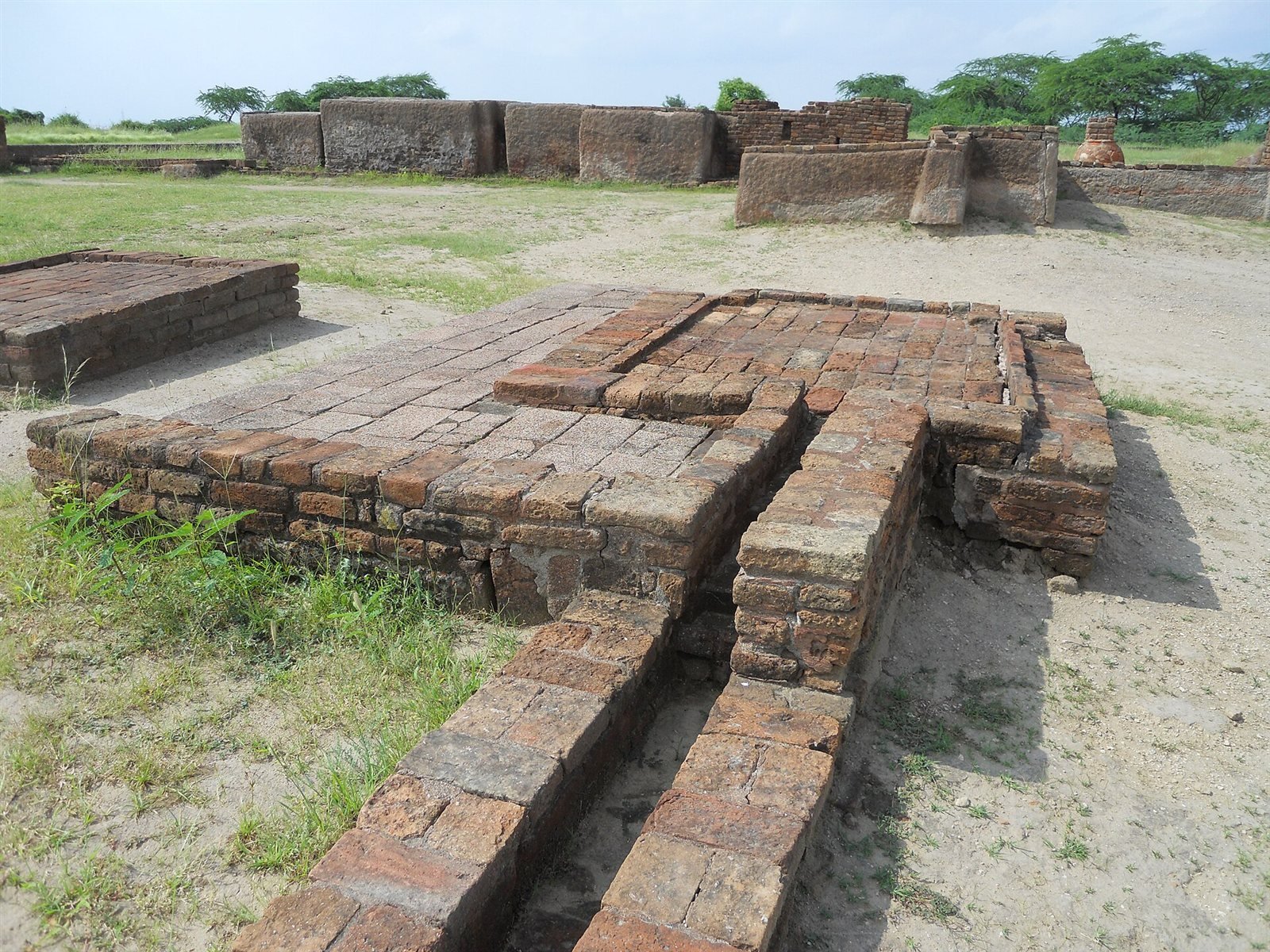 The great brick basin at Lothal — read by its excavator as the earliest known dock in the world.