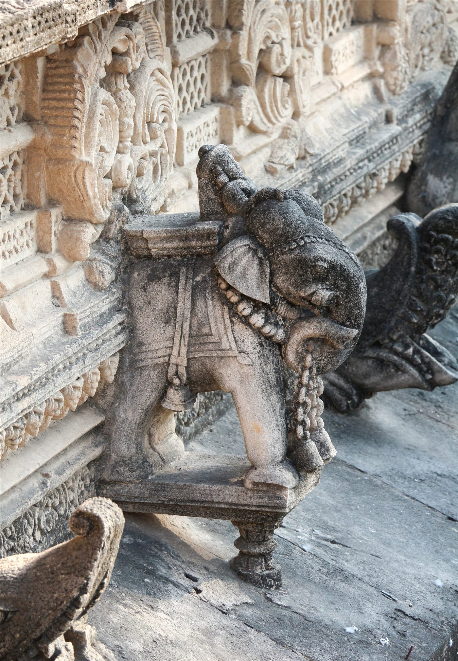 Carved stone