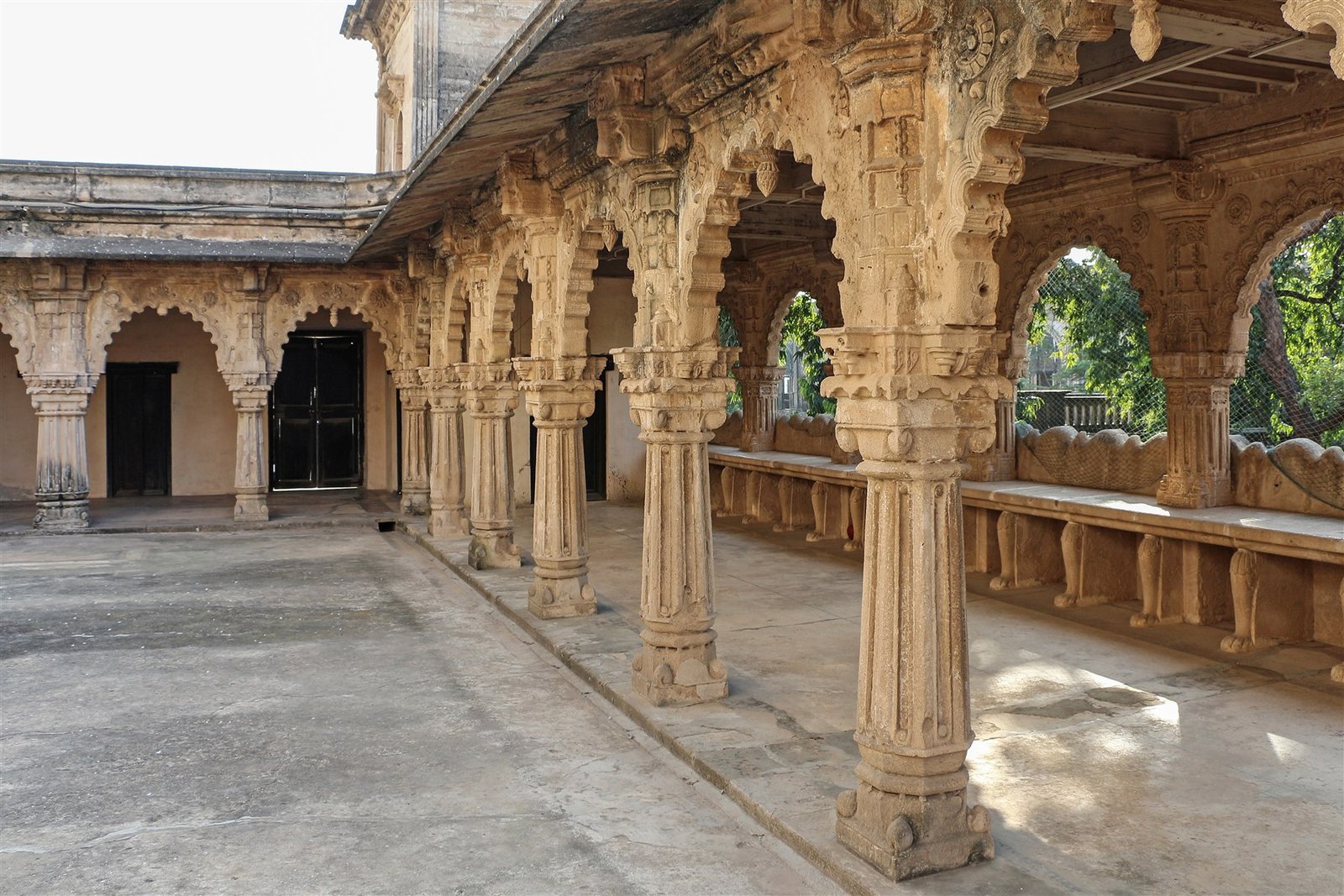 Pillared halls